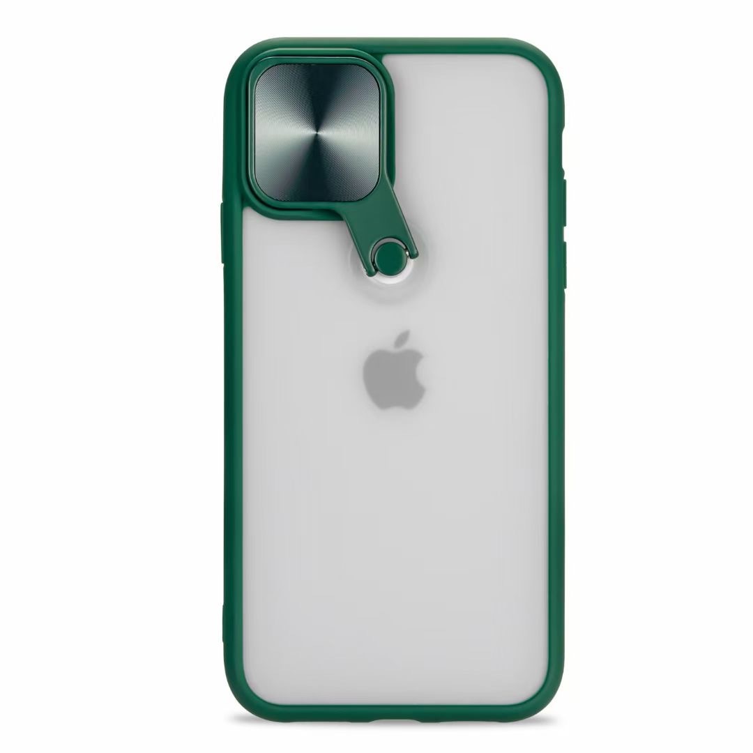 Pokrowiec etui z ochron obiektywu Cyclops Case zielone APPLE iPhone 13 Pro / 2