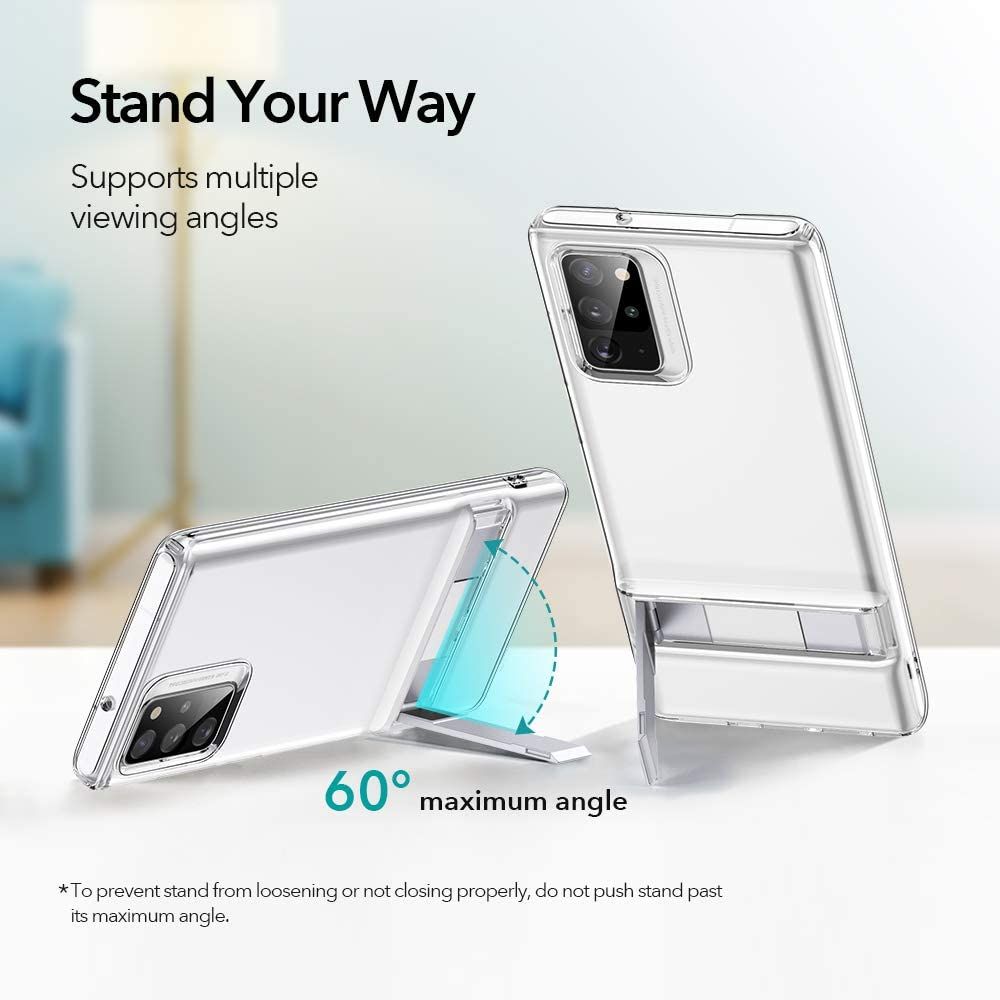 Pokrowiec etui z podstawk Esr Air Shield Boost Przeroczyste SAMSUNG Galaxy Note 20 Ultra / 4