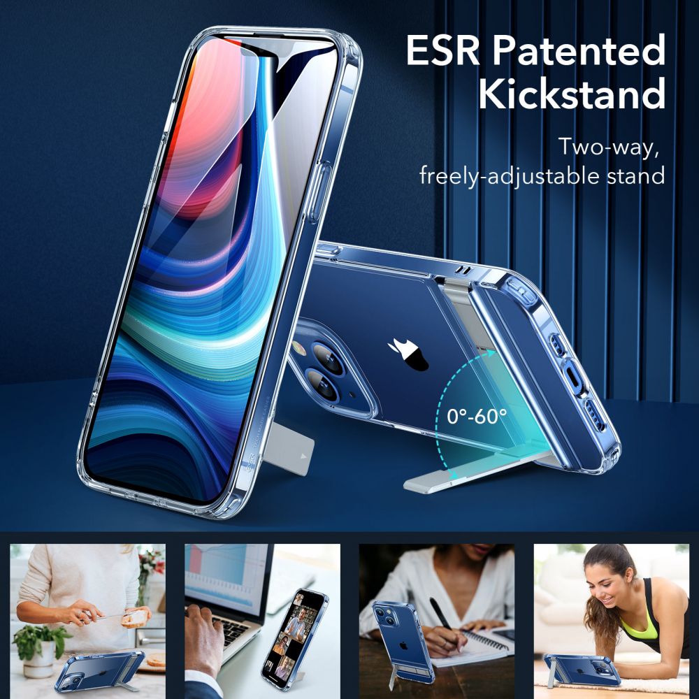 Pokrowiec etui z podstawk Esr Air Shield Boost przeroczyste APPLE iPhone 13 / 2