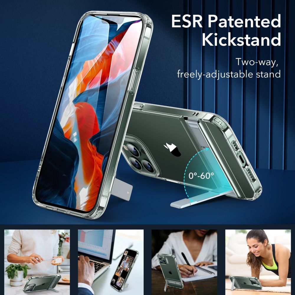 Pokrowiec etui z podstawk Esr Air Shield Boost przeroczyste APPLE iPhone 13 Pro / 2