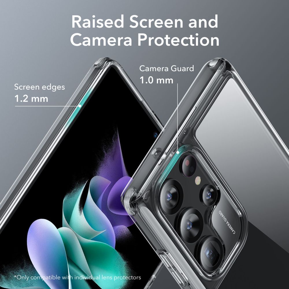 Pokrowiec etui z podstawk Esr Air Shield Boost przeroczyste SAMSUNG Galaxy S23 Ultra / 6