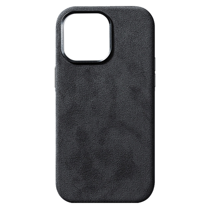 Pokrowiec etui zamszowe Alcane Magsafe Case czarne APPLE iPhone 14 Pro Max / 2