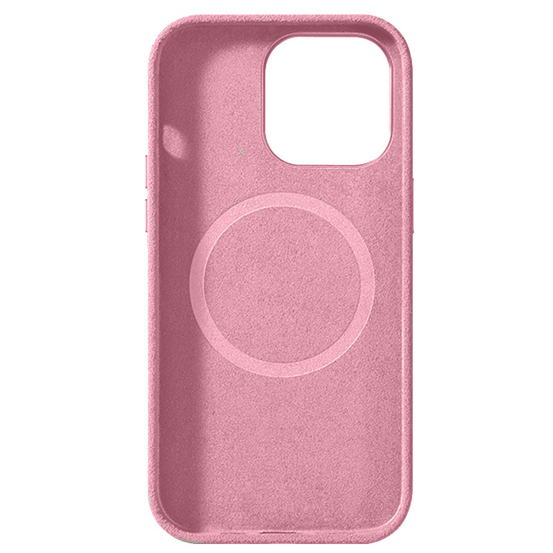 Pokrowiec etui zamszowe Alcane Magsafe Case jasnoróżowe APPLE iPhone 16 Pro Max / 3