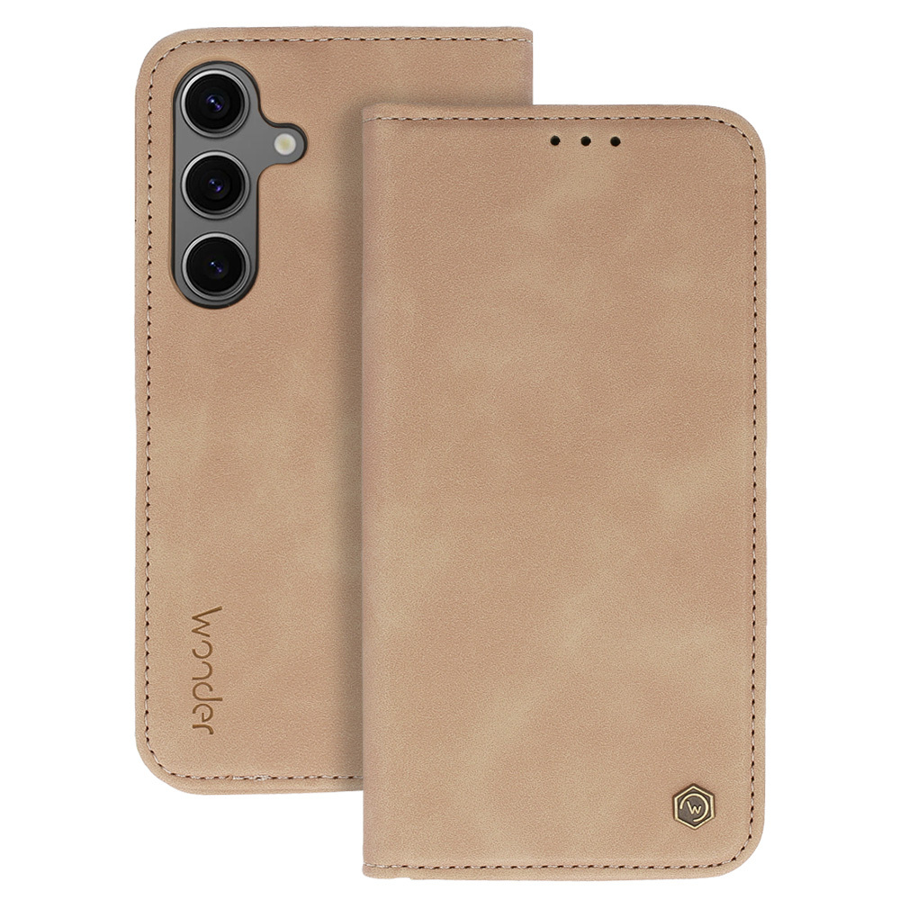 Pokrowiec etui zamykane Kabura Wonder Smart beżowe Xiaomi Redmi Note 14 Pro 5G Pokrowiec etui zamykane Kabura Wonder Smart beżowe Xiaomi Redmi Note 14 Pro 5G