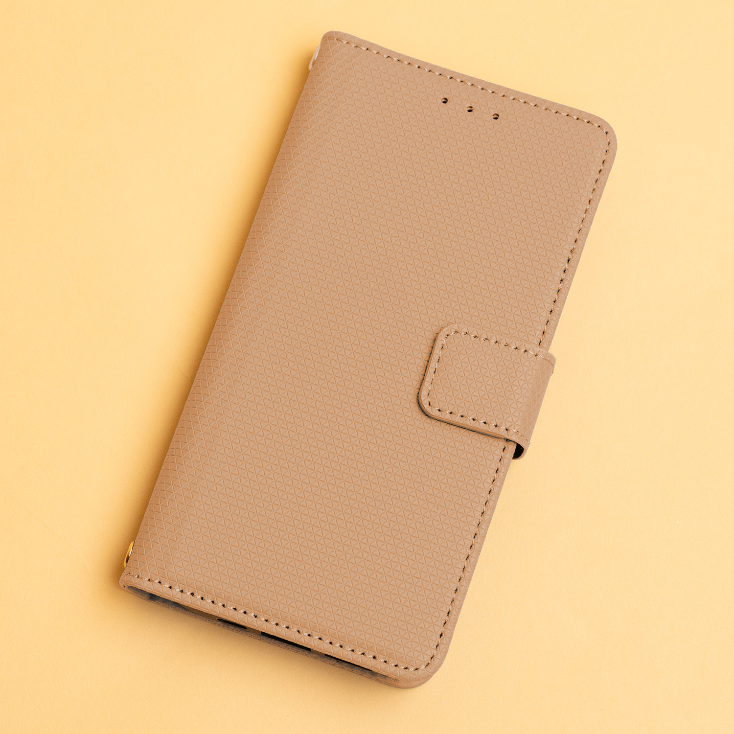 Pokrowiec etui zamykane Smart Triangle br�zowe Honor 400 Lite / 7