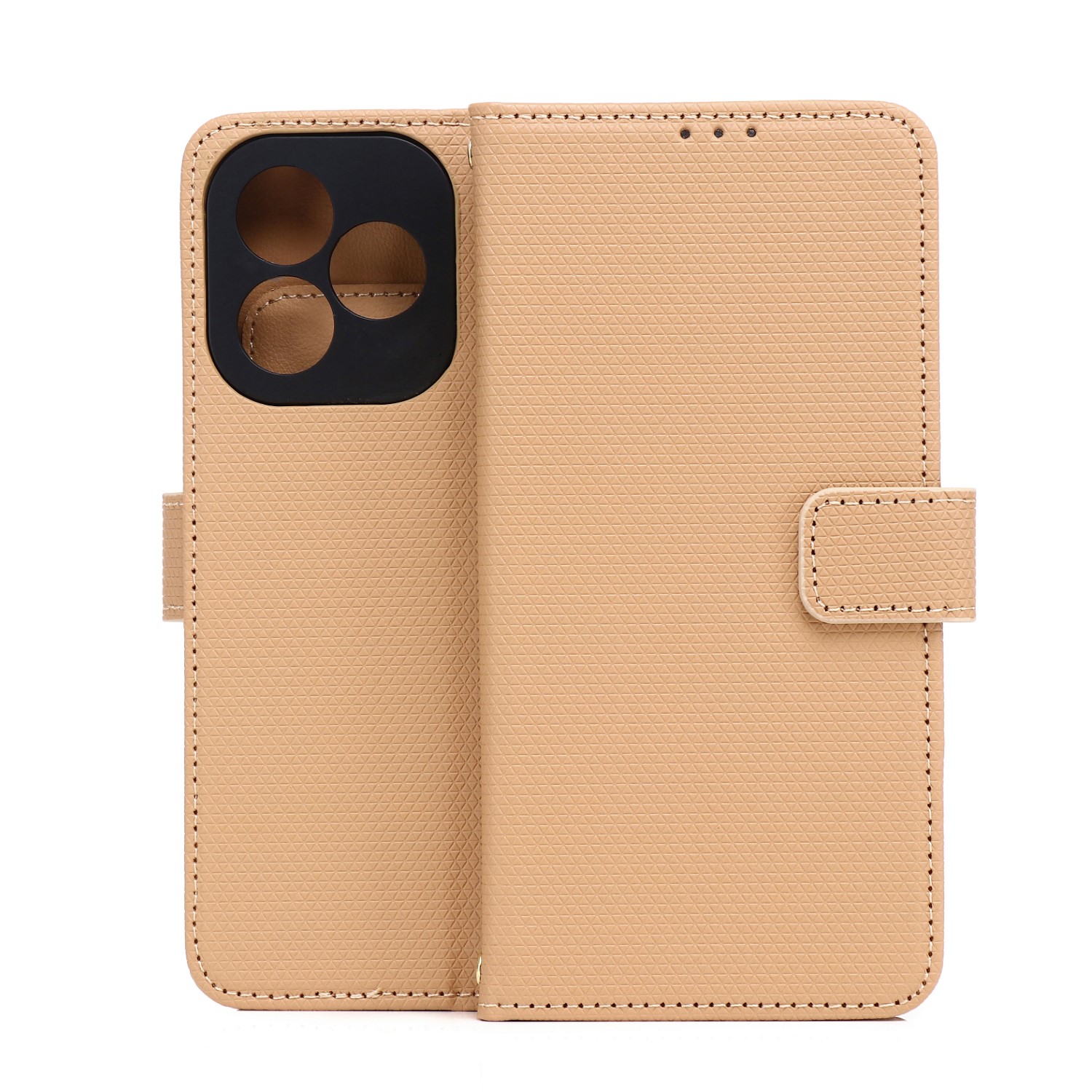 Pokrowiec etui zamykane Smart Triangle brązowe MOTOROLA Edge 70 Fusion Pokrowiec etui zamykane Smart Triangle brązowe MOTOROLA Edge 70 Fusion