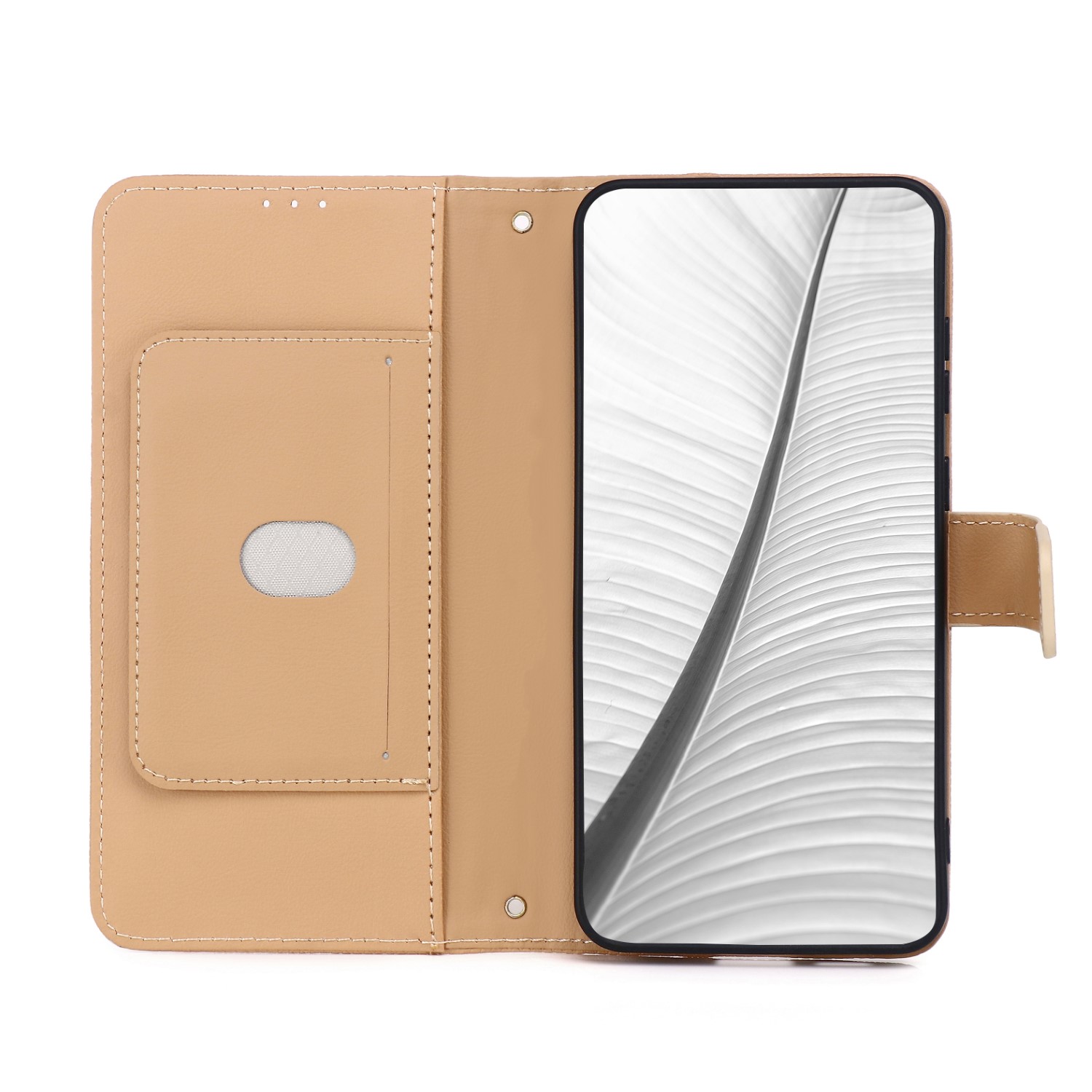 Pokrowiec etui zamykane Smart Triangle brązowe MOTOROLA Edge 70 Fusion / 2 Pokrowiec etui zamykane Smart Triangle brązowe MOTOROLA Edge 70 Fusion / 2