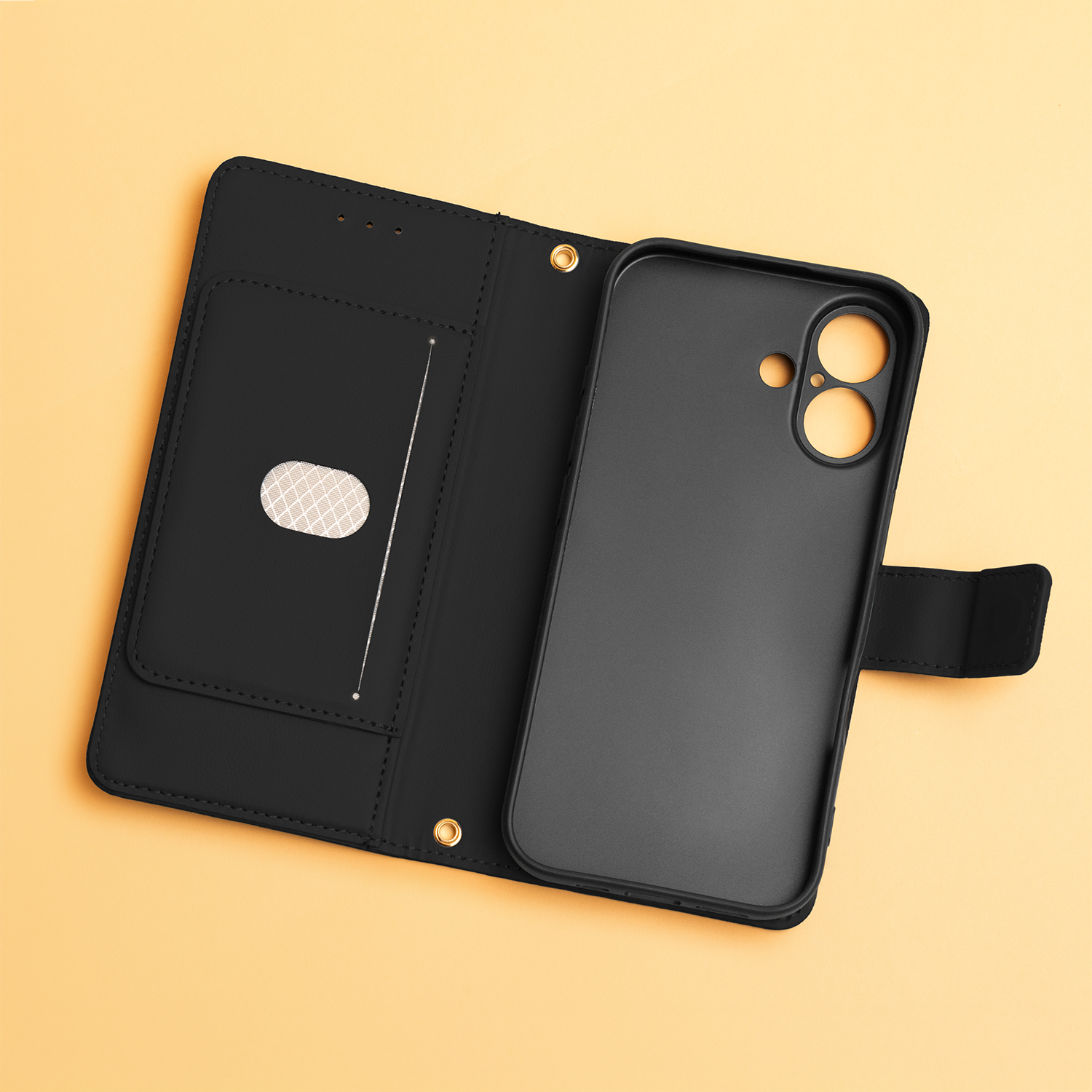 Pokrowiec etui zamykane Smart Triangle czarne Google Pixel 10a / 7