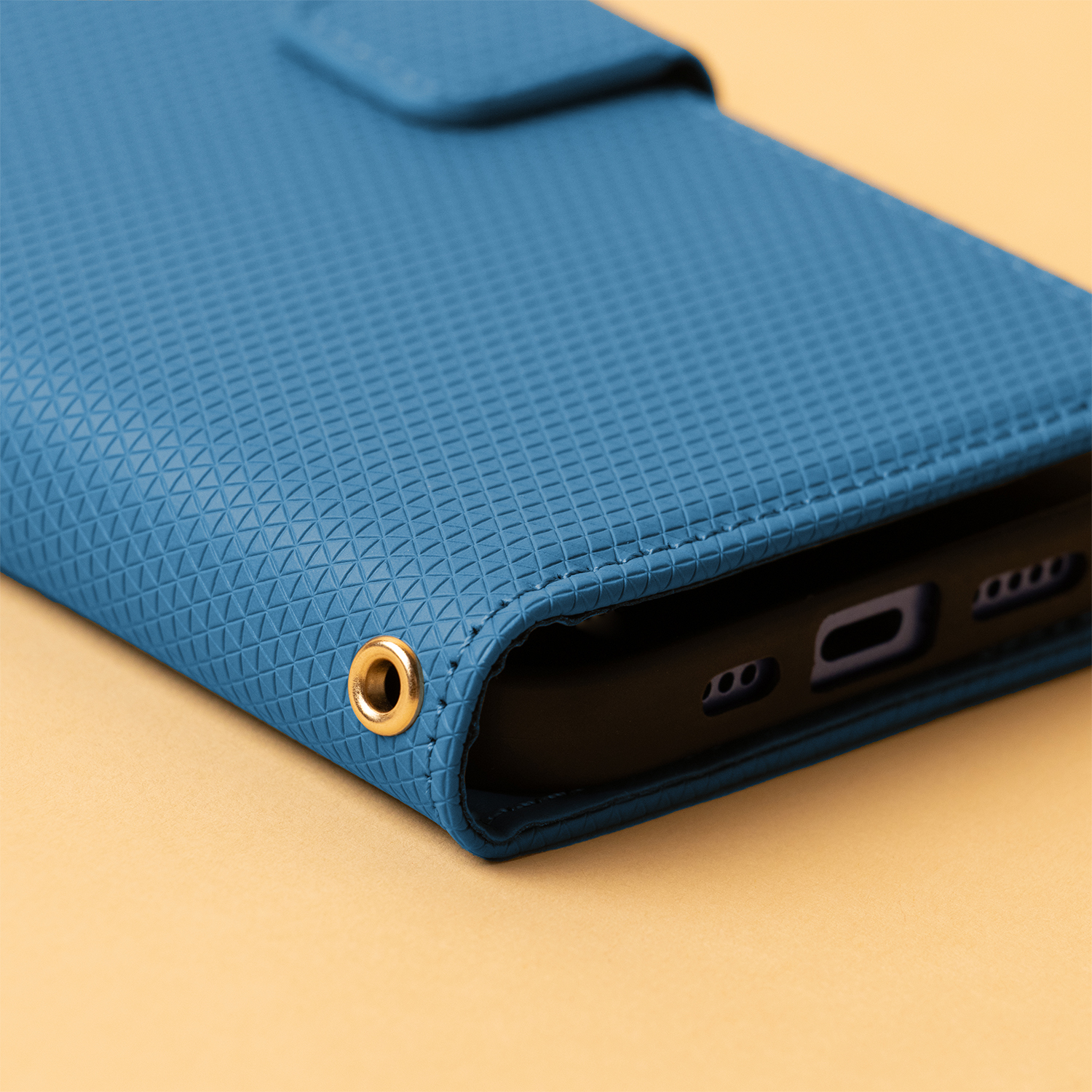 Pokrowiec etui zamykane Smart Triangle niebieskie MOTOROLA Edge 70 Fusion / 4 Pokrowiec etui zamykane Smart Triangle niebieskie MOTOROLA Edge 70 Fusion / 4