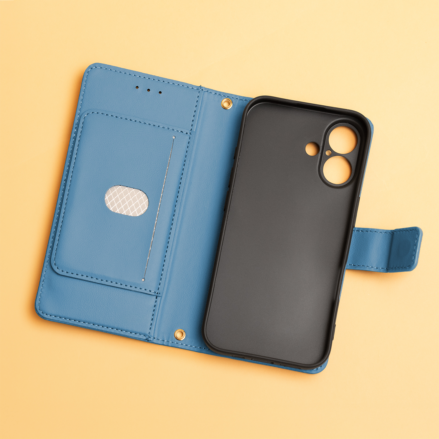 Pokrowiec etui zamykane Smart Triangle niebieskie MOTOROLA Edge 70 Fusion / 6 Pokrowiec etui zamykane Smart Triangle niebieskie MOTOROLA Edge 70 Fusion / 6