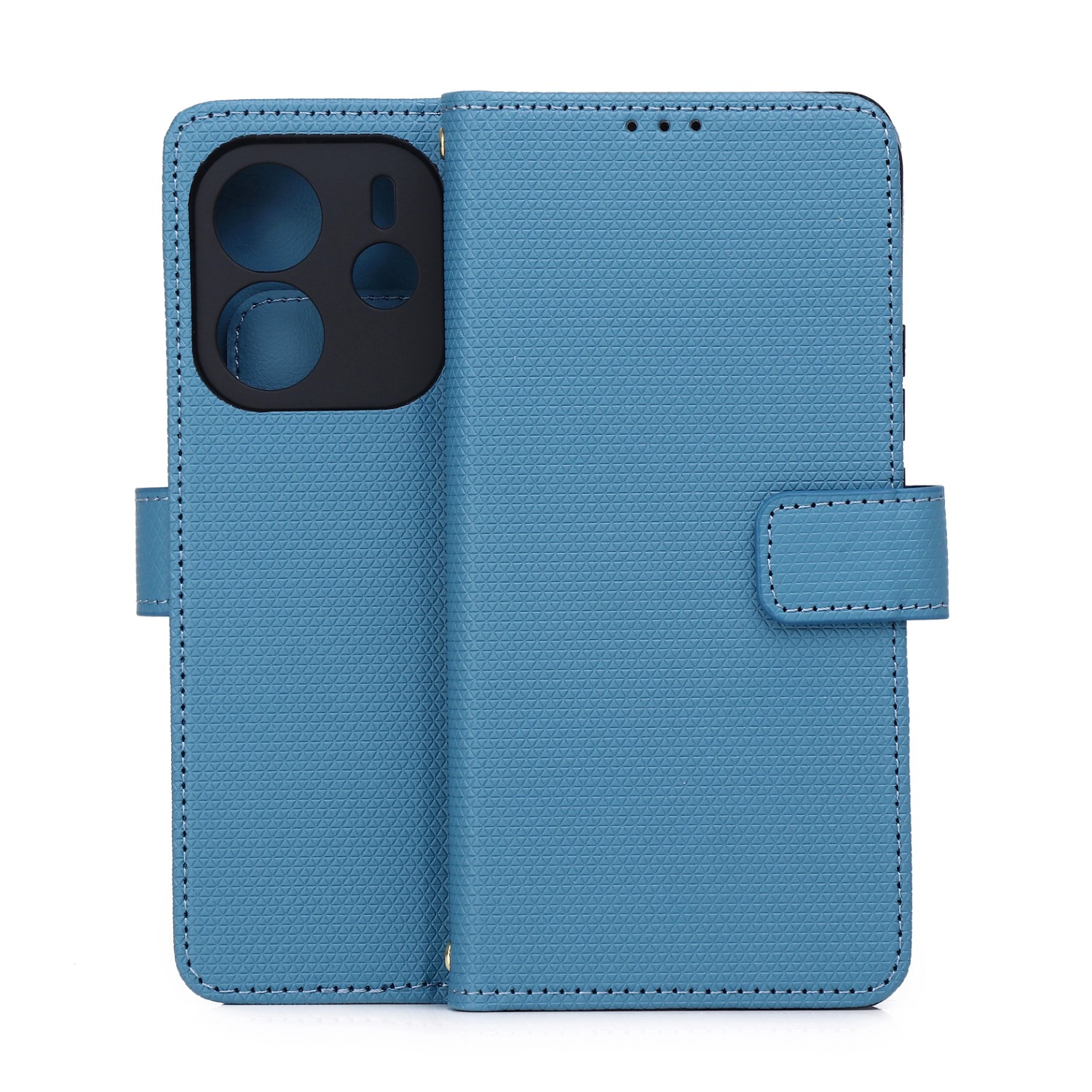 Pokrowiec etui zamykane Smart Triangle niebieskie SAMSUNG Galaxy A27 5G Pokrowiec etui zamykane Smart Triangle niebieskie SAMSUNG Galaxy A27 5G