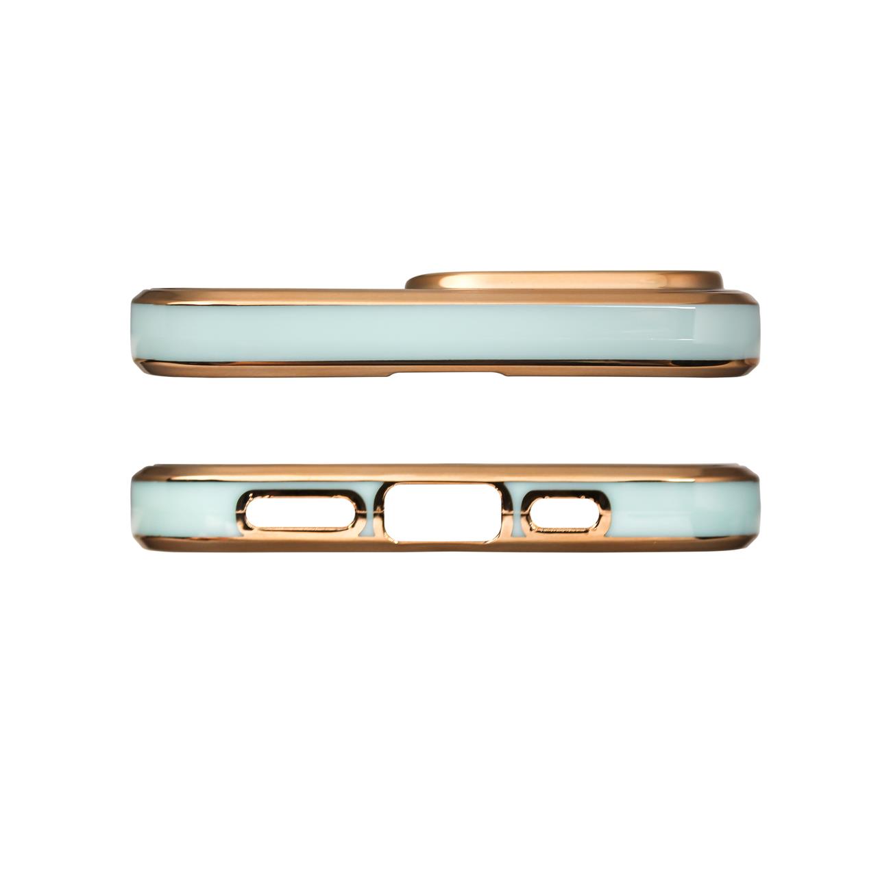 Pokrowiec etui elowe z ramk Lighting Color Case mitowe SAMSUNG Galaxy A53 5G / 3