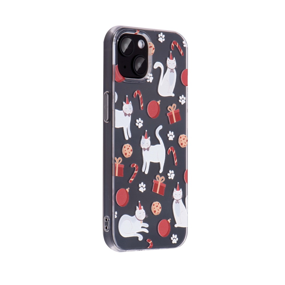 Pokrowiec etui zimowe wzr kot APPLE iPhone 12 Mini / 5