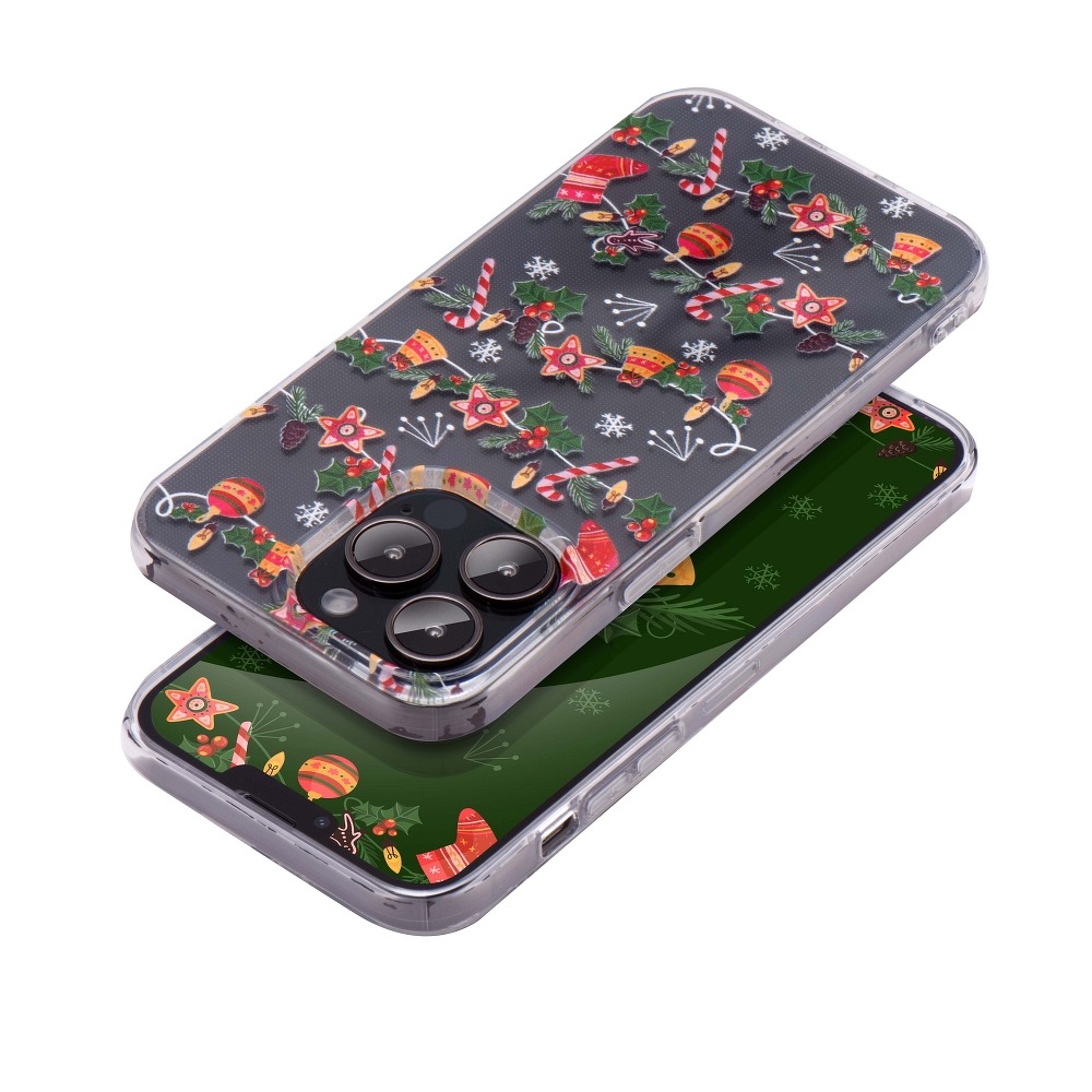 Pokrowiec etui zimowe wzr acuch APPLE iPhone 12 Mini / 5