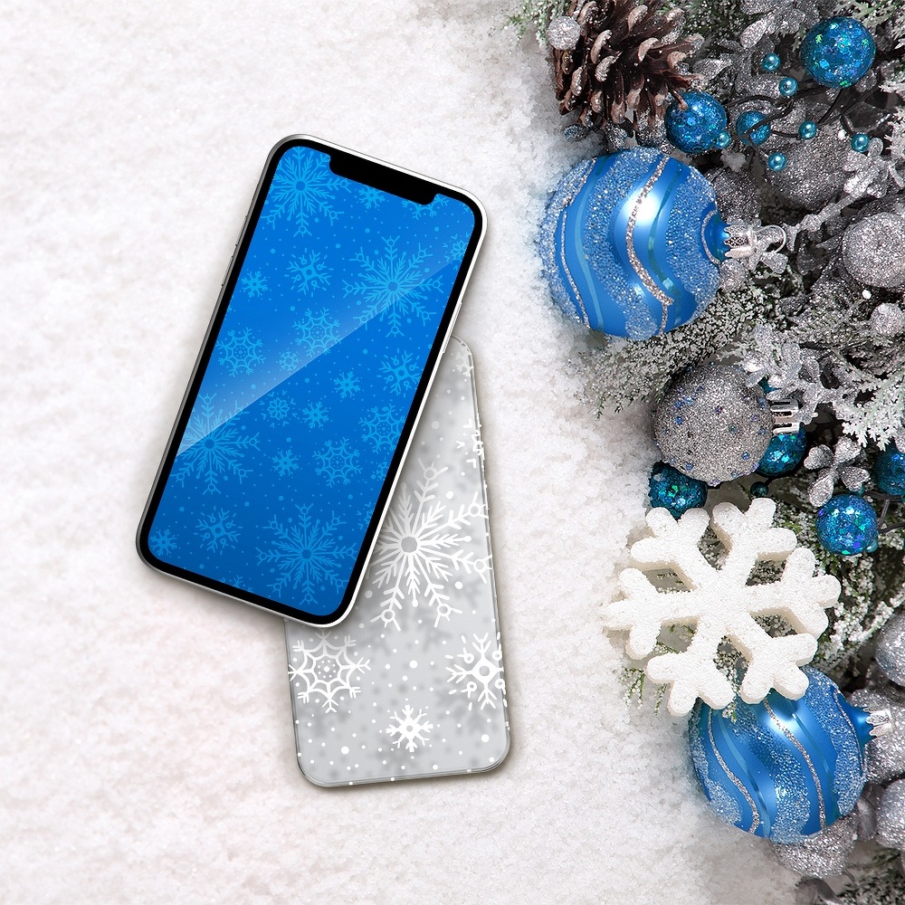 Pokrowiec etui zimowe wzr nieyca APPLE iPhone 12 Pro Max / 2