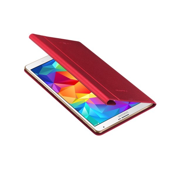 Pokrowiec etui book cover EF-BT700BREGWW czerwony SAMSUNG Galaxy Tab S 8.4 / 3