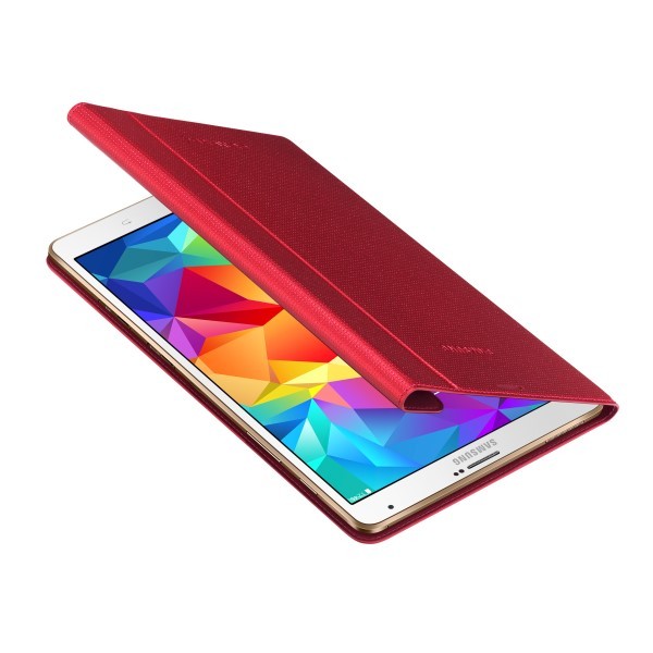 Pokrowiec etui book cover EF-BT700BREGWW czerwony SAMSUNG Galaxy Tab S 8.4 / 5