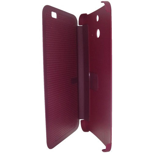 Pokrowiec etui Dot Flip Cover HC M110 czerwone HTC One E8