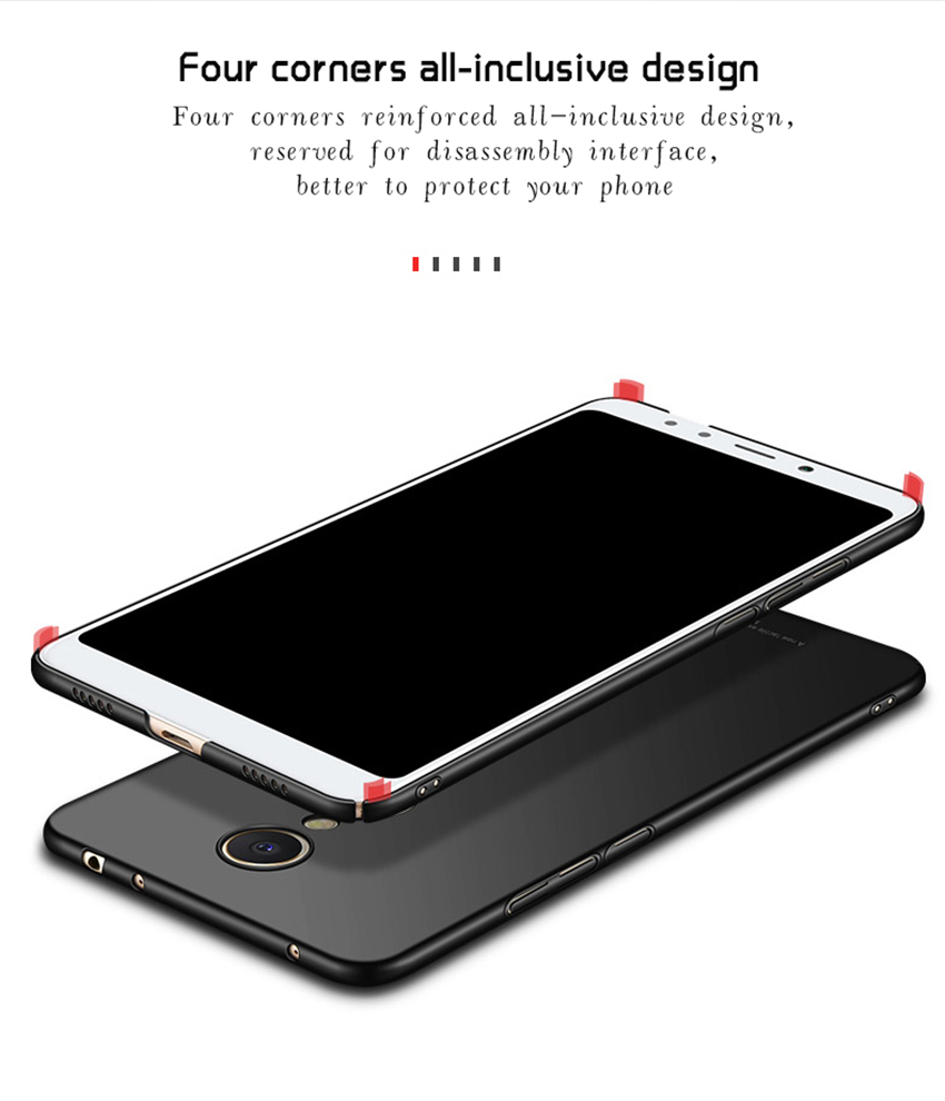 Pokrowiec MSVII Simple ultracienkie etui czarne  Xiaomi Redmi 5 Plus / 3