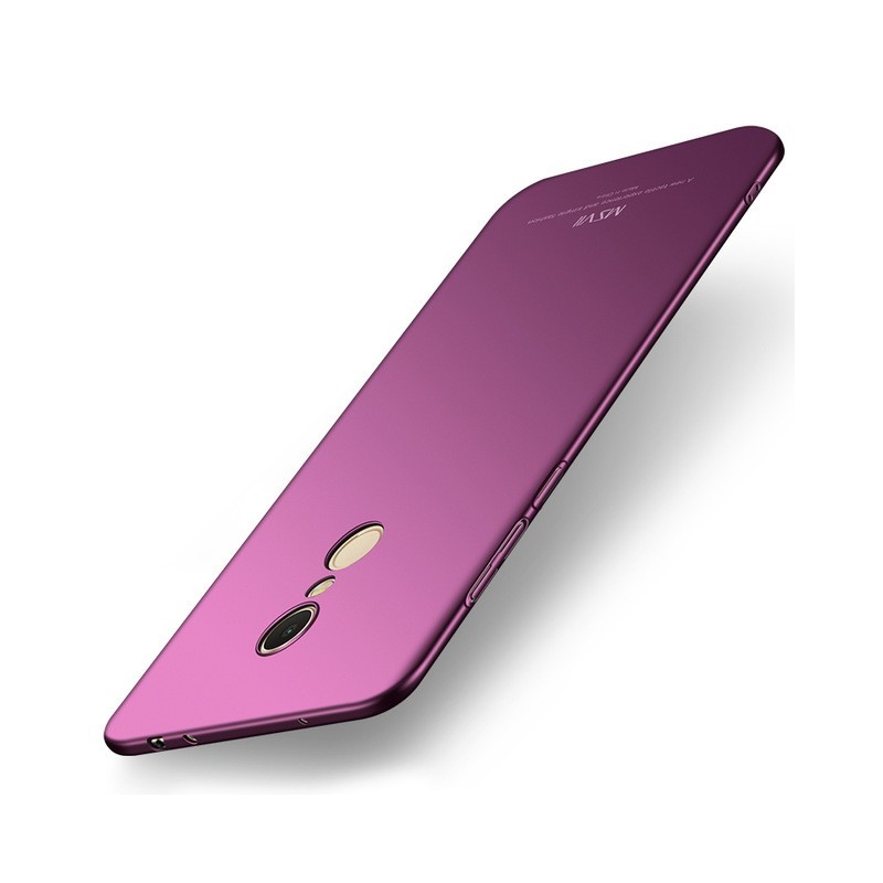 Pokrowiec MSVII Simple ultracienkie etui fioletowe  Xiaomi Redmi 5 Plus / 2