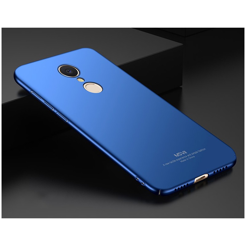 Pokrowiec MSVII Simple ultracienkie etui niebieskie  Xiaomi Redmi 5 Plus
