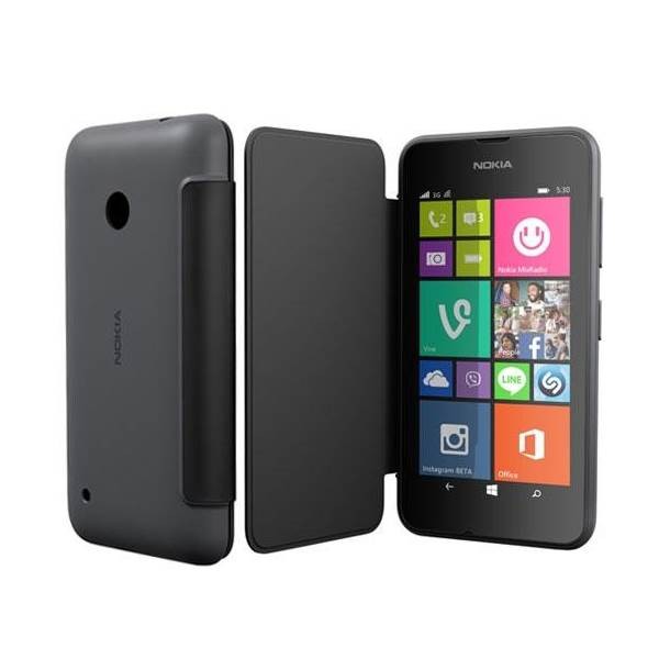 Pokrowiec Etui oryginalne CC-3087 Flip Shell Dark Grey NOKIA Lumia 530
