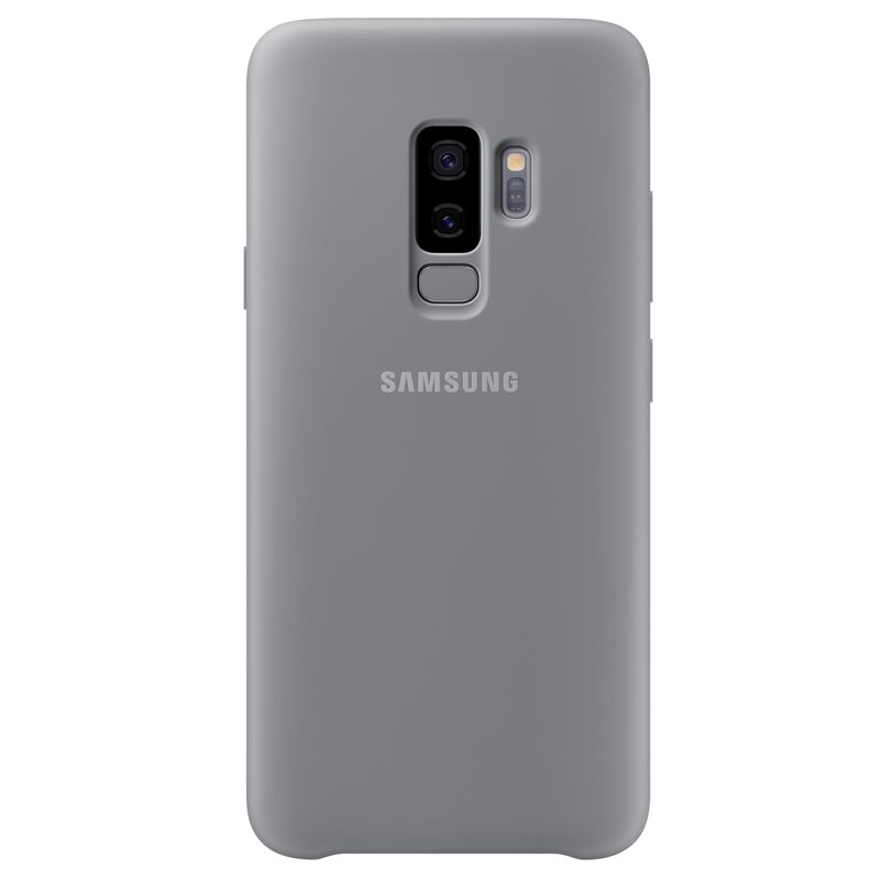 Pokrowiec etui oryginalne Silicone Cover szare SAMSUNG Galaxy S9 Plus