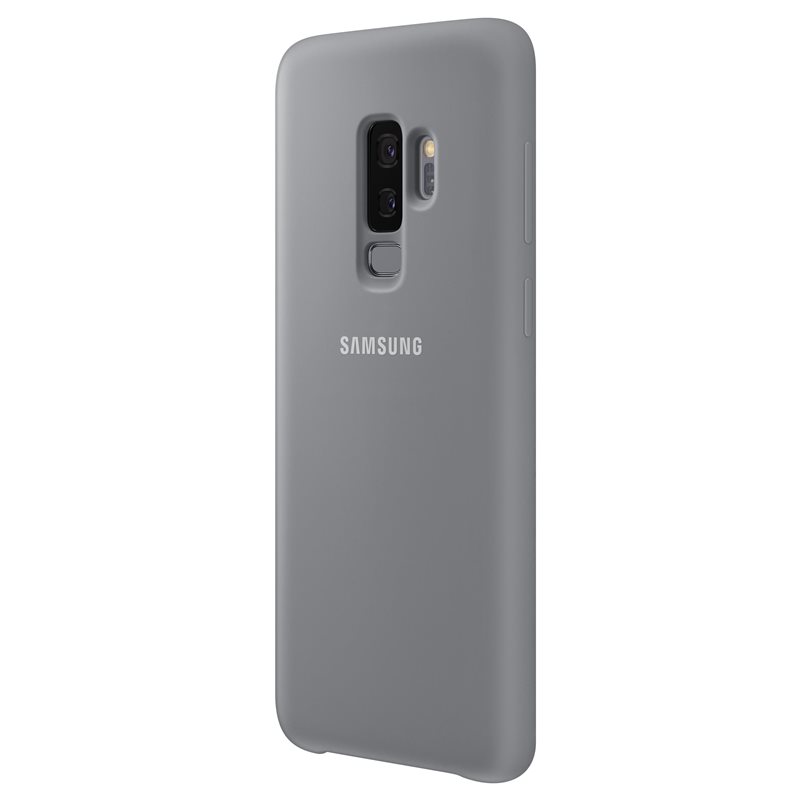 Pokrowiec etui oryginalne Silicone Cover szare SAMSUNG Galaxy S9 Plus / 2