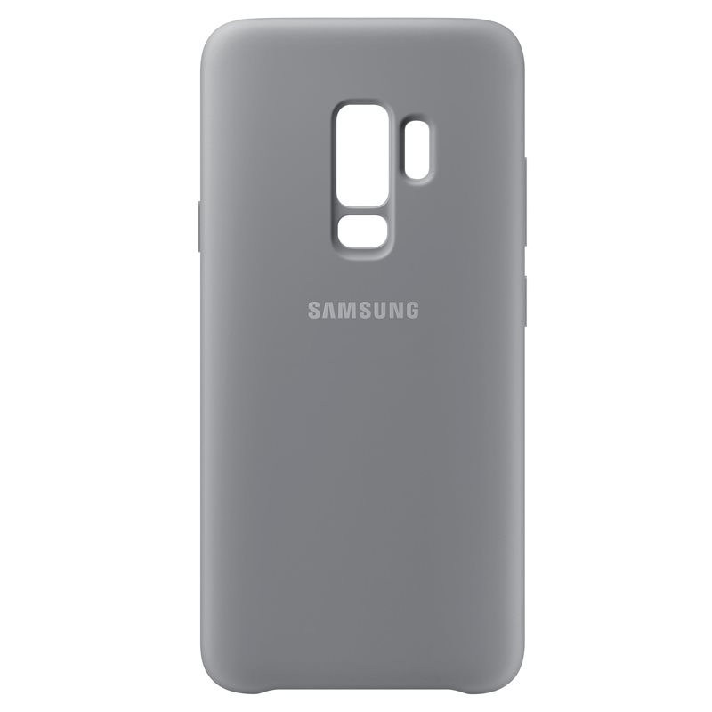 Pokrowiec etui oryginalne Silicone Cover szare SAMSUNG Galaxy S9 Plus / 5
