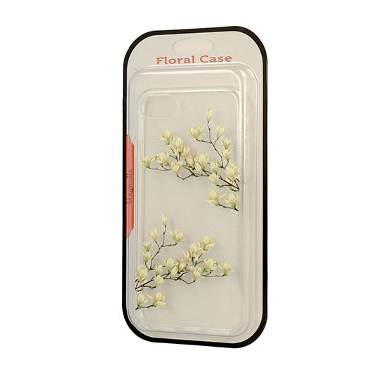 Pokrowiec etui silikonowe Floral Magnolia APPLE iPhone X / 2