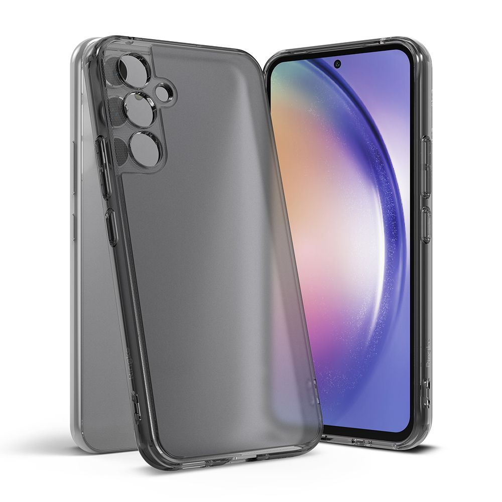 Pokrowiec etui Ringke Fusion Smoke Black ACER 1