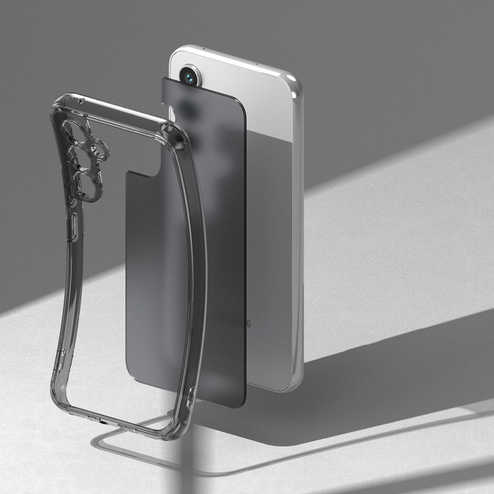 Pokrowiec etui Ringke Fusion Smoke Black ACER 1 / 4