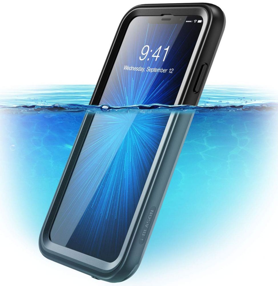 Pokrowiec etui wodoodporne SUPCASE IBLSN AEGIS IP68 czarne APPLE iPhone XS Max / 2