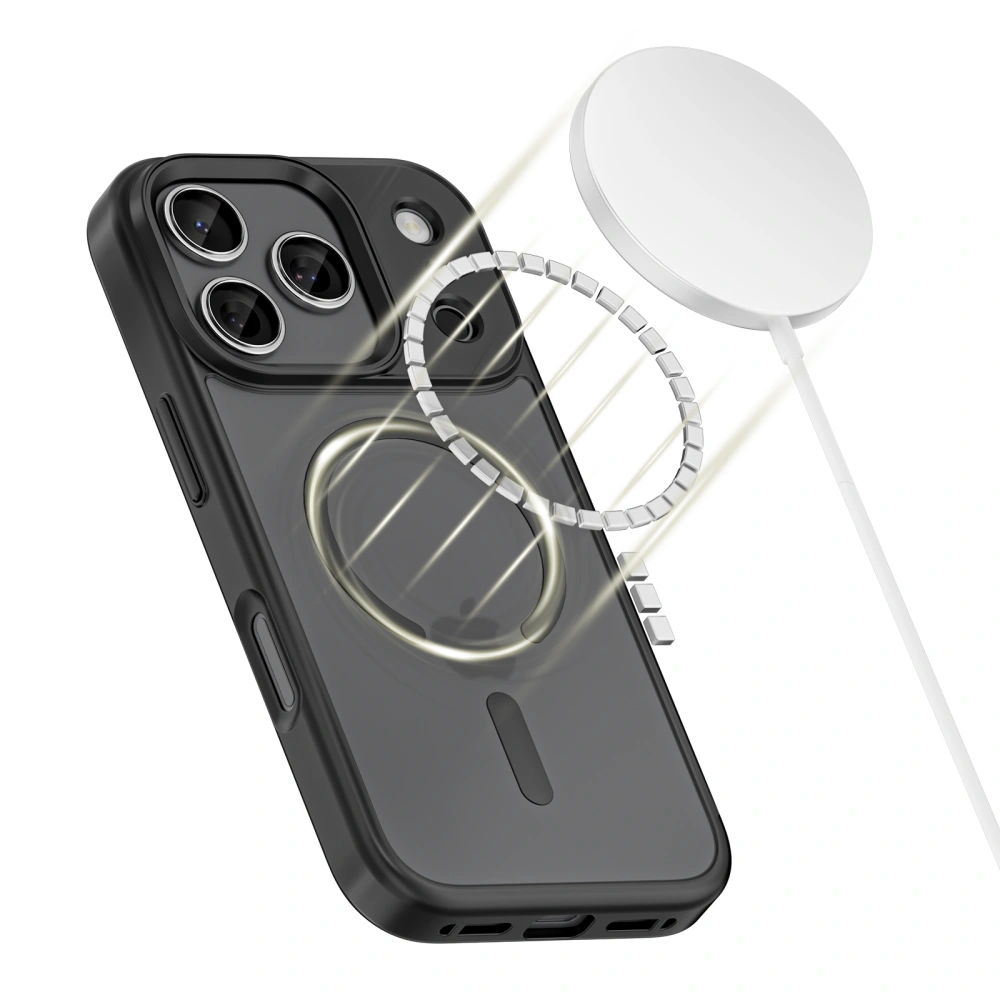 Pokrowiec etui Tech-Protect Magmat Magsafe matte black APPLE iPhone SE 2020 / 2