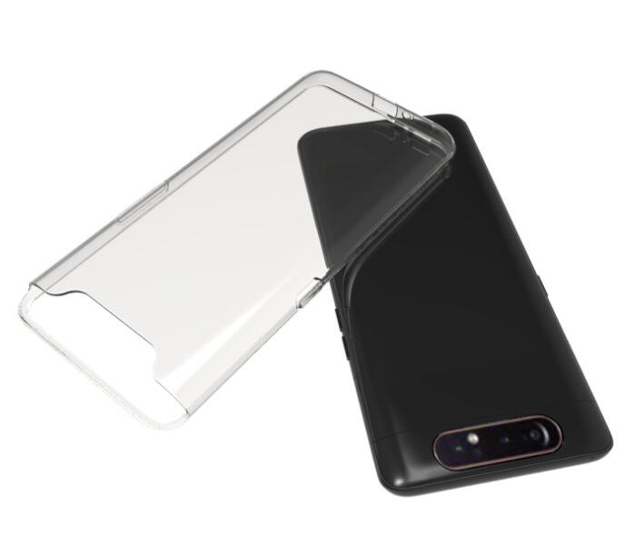 Pokrowiec silikonowe etui Back Case przeroczyste SAMSUNG Galaxy A80 / 3