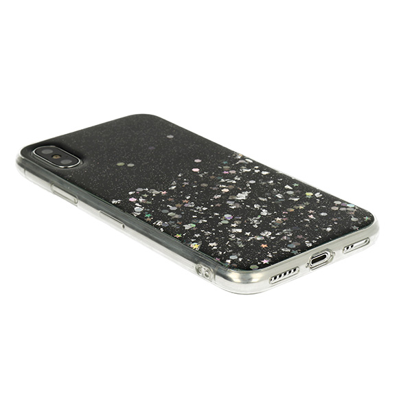 Pokrowiec etui silikonowe Vennus Brilliant Case czarne APPLE iPhone XS Max / 3