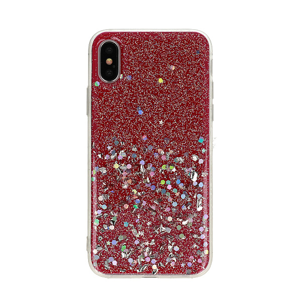Pokrowiec etui silikonowe Vennus Brilliant Case czerwone Xiaomi Mi 8 Pro / 2
