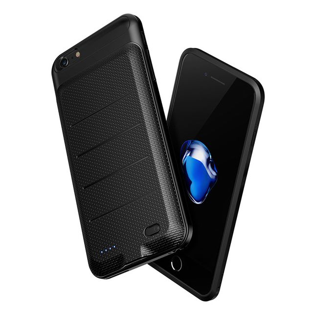 Pokrowiec Baseus Ample etui z bateri 3600mAh czarne APPLE iPhone 6s Plus
