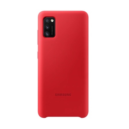 Pokrowiec etui oryginalne Silicone Cover czerwone SAMSUNG Galaxy A41