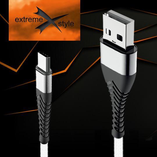 Kabel USB eXtreme Spider 3A 3m Typ-C biay HUAWEI P30 Pro