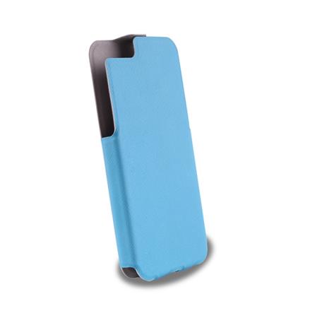 Pokrowiec etui z klapk PURO Flipper Ultra Slim niebieskie APPLE iPhone 5c / 3