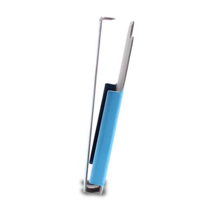 Pokrowiec etui z klapk PURO Flipper Ultra Slim niebieskie APPLE iPhone 5c / 4