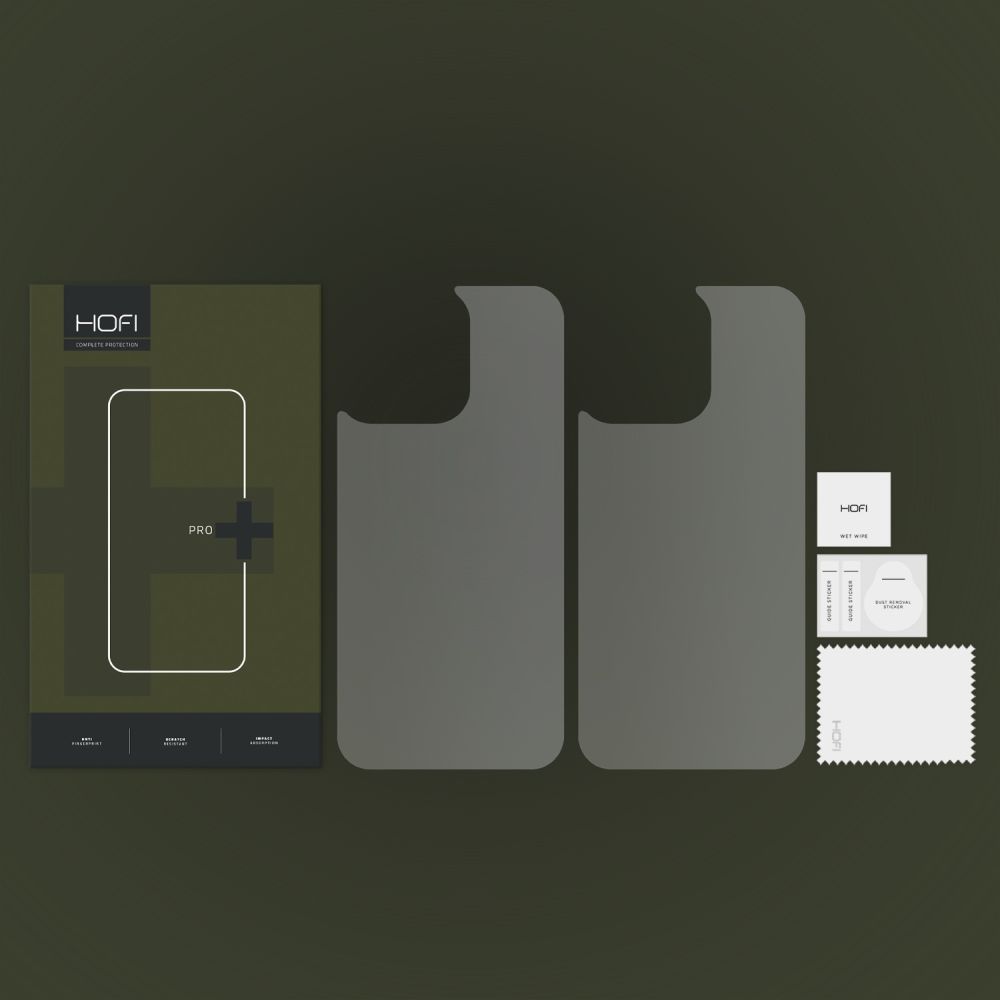 Szko hartowane Folia Hydroelowa Hofi Hydroflex Pro+ Back Protector 2-pack przeroczyste APPLE iPhone 14 Pro / 2