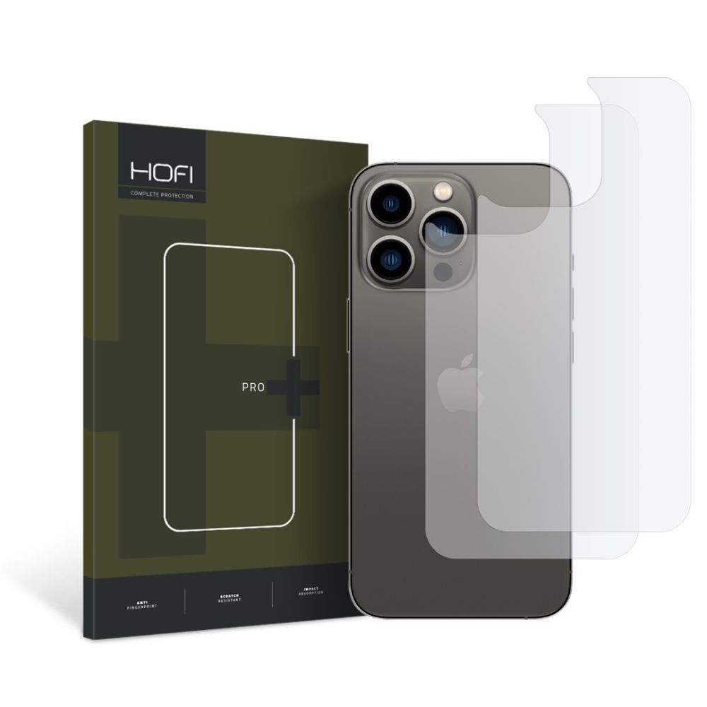 Folia ochronna Folia Hydroelowa Hofi Hydroflex Pro+ Back Protector 2-pack przeroczyste APPLE iPhone 14 Pro Max
