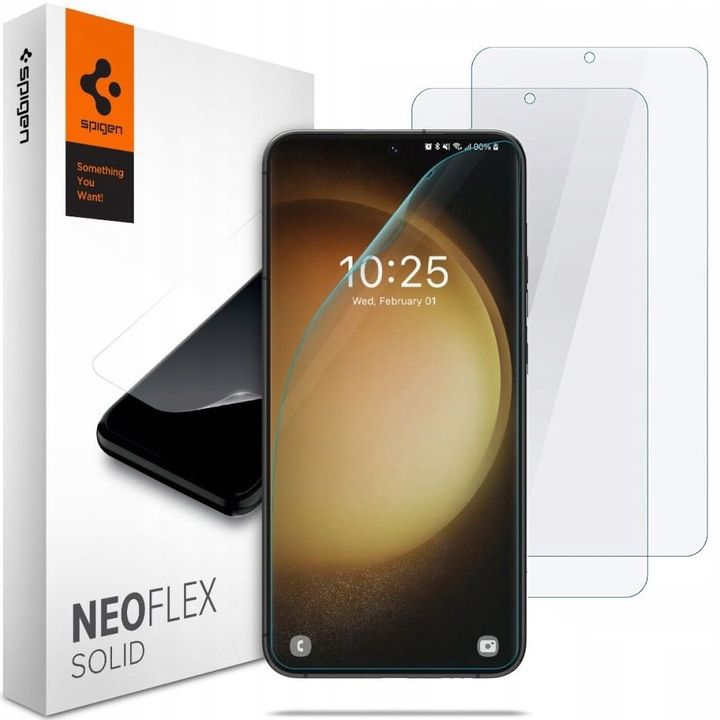 Folia ochronna Folia Hydroelowa Spigen Neo Flex 2-pack przeroczyste SAMSUNG Galaxy S23