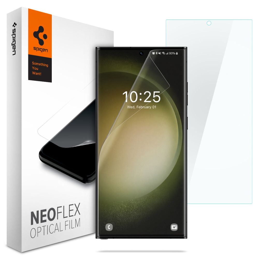 Folia ochronna Folia Hydroelowa Spigen Neo Flex 2-pack przeroczyste SAMSUNG Galaxy S23 Ultra