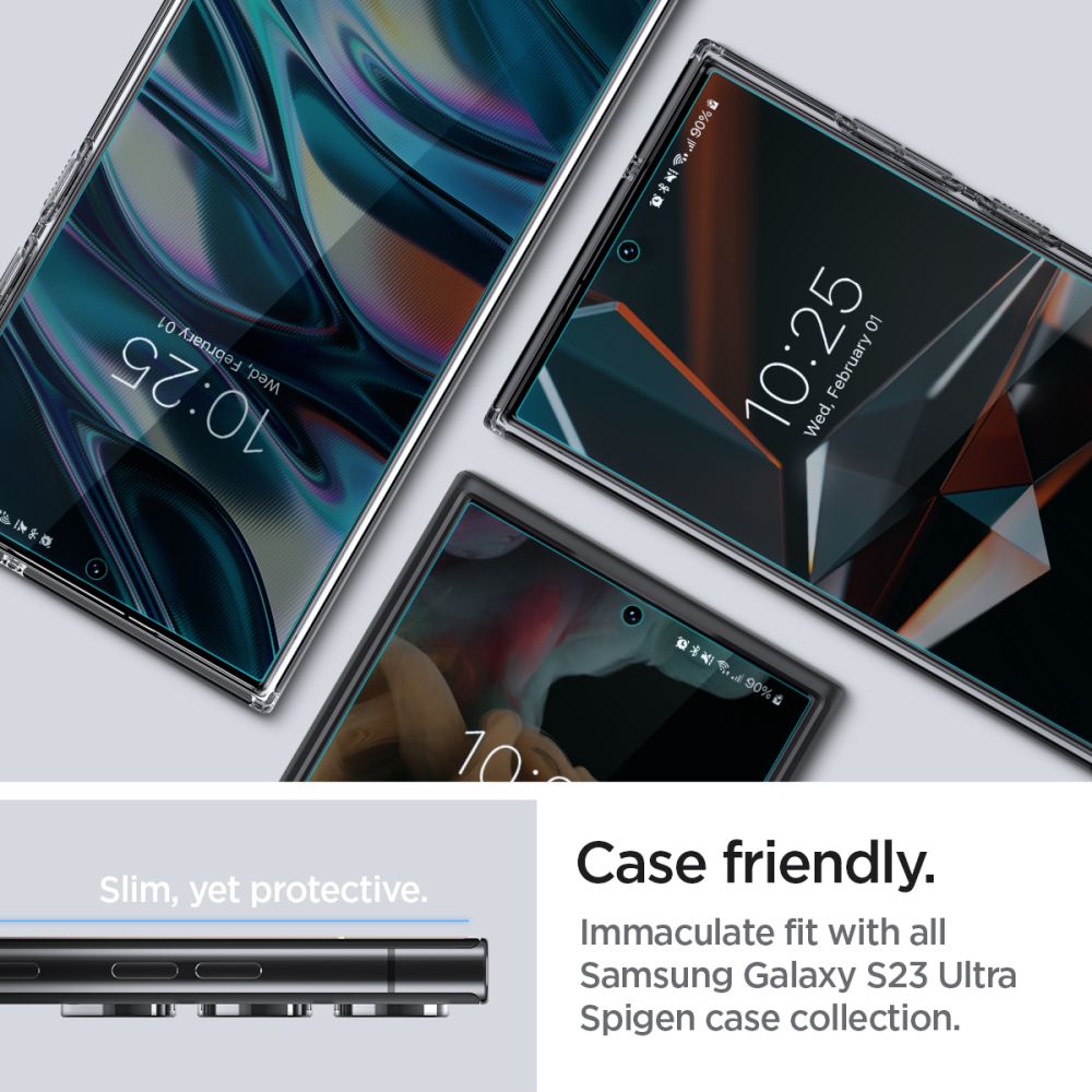 Folia ochronna Folia Hydroelowa Spigen Neo Flex 2-pack przeroczyste SAMSUNG Galaxy S23 Ultra / 9