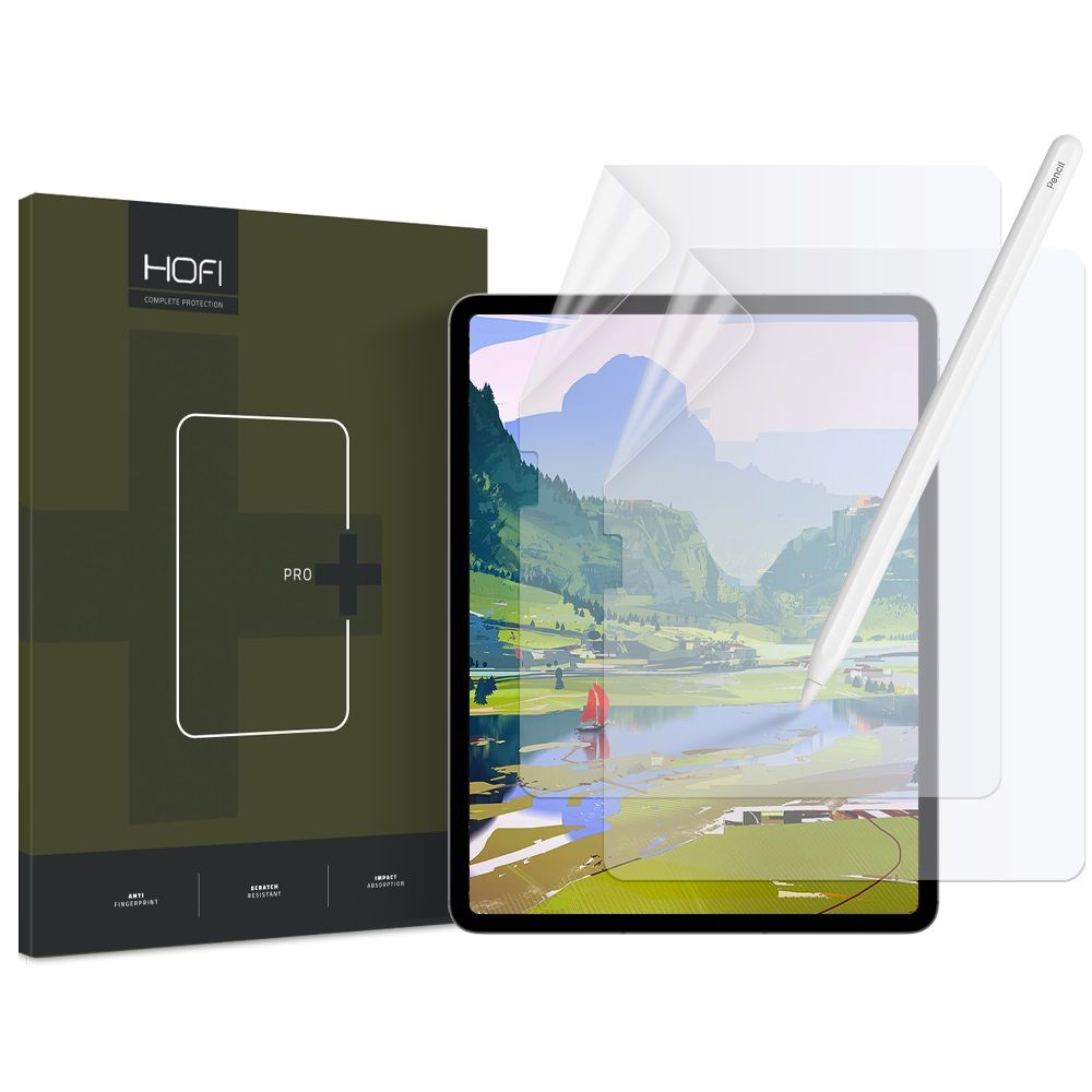 Szko hartowane Folia Ochronna Hofi Paper Pro+ 2-pack Matte przeroczyste APPLE iPad 10.9 2022