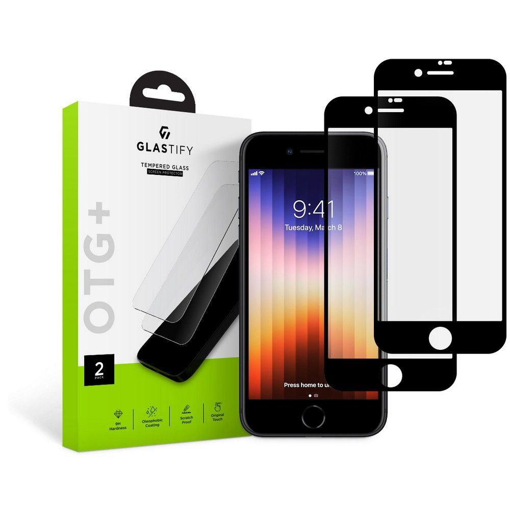 Szko hartowane GlasTIFY OTG+ 2-pack APPLE iPhone SE 2020