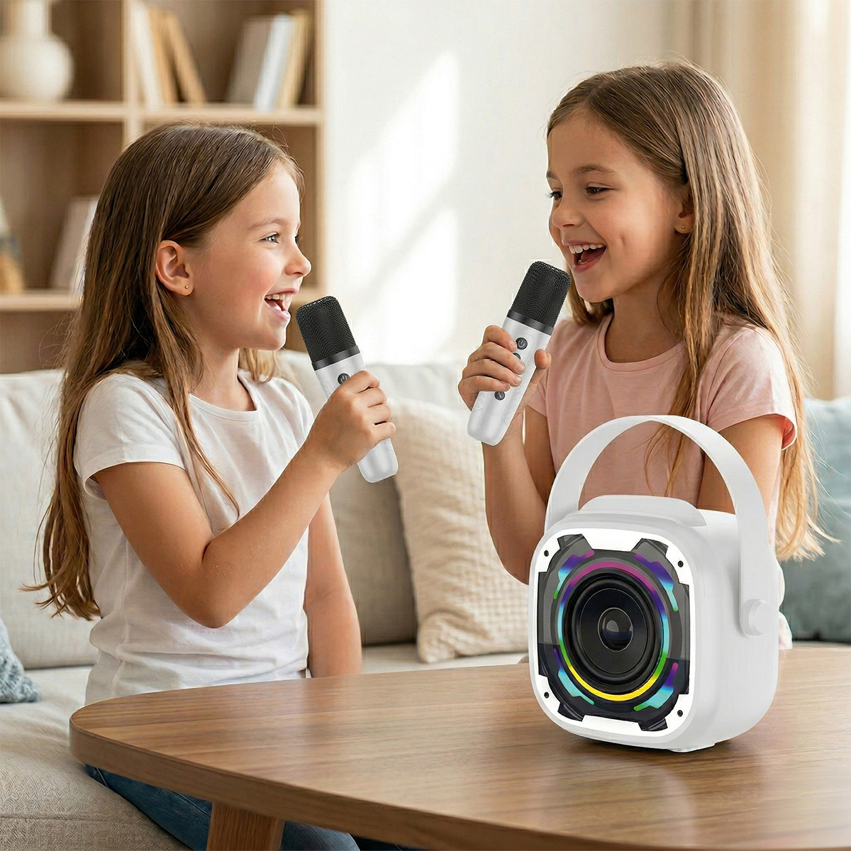 Głośnik Karaoke z 2 mikrofonami Blavec WS-08 biały SAMSUNG Galaxy A32 / 6 Głośnik Karaoke z 2 mikrofonami Blavec WS-08 biały SAMSUNG Galaxy A32 / 6